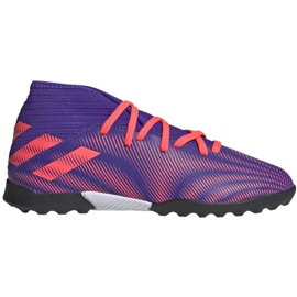 Adidas Nemeziz.3 Tf Jr EH0576 Fußballschuhe orange, lila, rosa lila