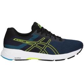 Asics Gel Phoenix 9 T822N 400 Herren Laufschuhe schwarz navy blau gelb