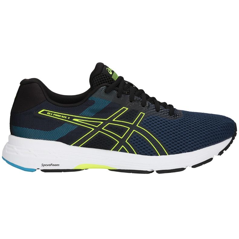 Asics Gel Phoenix 9 T822N 400 Herren Laufschuhe schwarz navy blau gelb