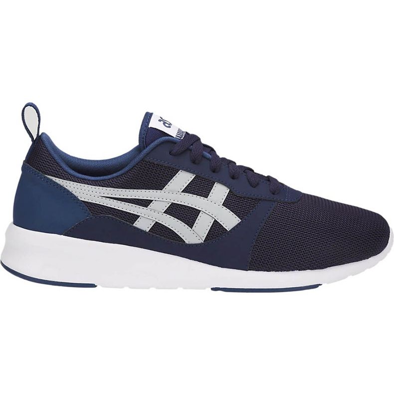 Herrenschuhe Asics Lyte Jogger marineblau H832N 5896 weiß navy blau