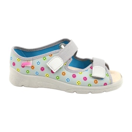 Befado Kinderschuhe 869Y153 pink grau mehrfarbig