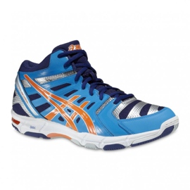 Asics Gel-Beyond 4 Mt B403N-4130 Volleyballschuhe lila, blau, orange, grau / silber blau