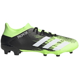 Adidas Predator 20.3 L Fg grüne und schwarze EH2922 Fußballschuhe