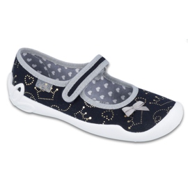 Befado Kinderschuhe 114Y348 schwarz grau