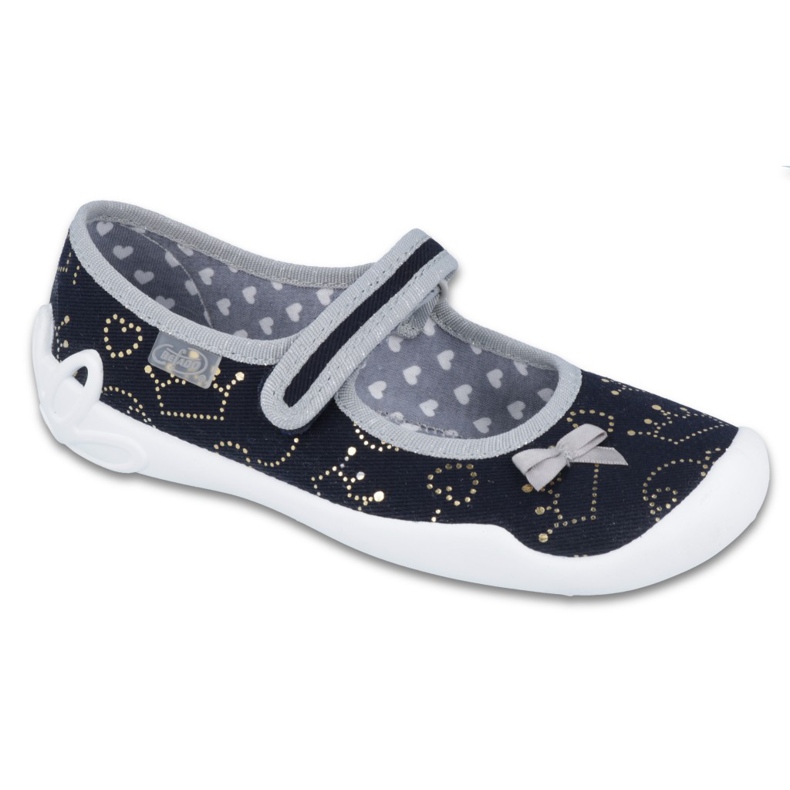 Befado Kinderschuhe 114Y348 schwarz grau