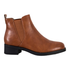 Ideal Shoes Jodhpur-Stiefel Mit Öko-Leder braun