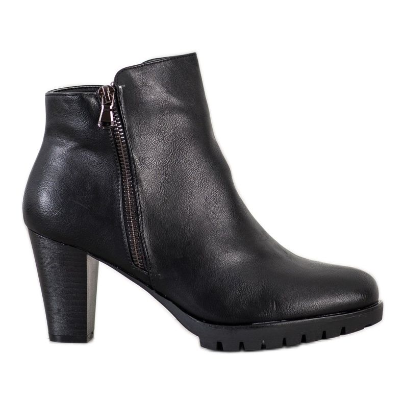 Flyfor Klassische Stiefel mit hohen Absätzen schwarz