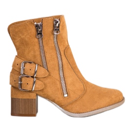 Bella Paris Camel Fashion Stiefel braun mehrfarbig