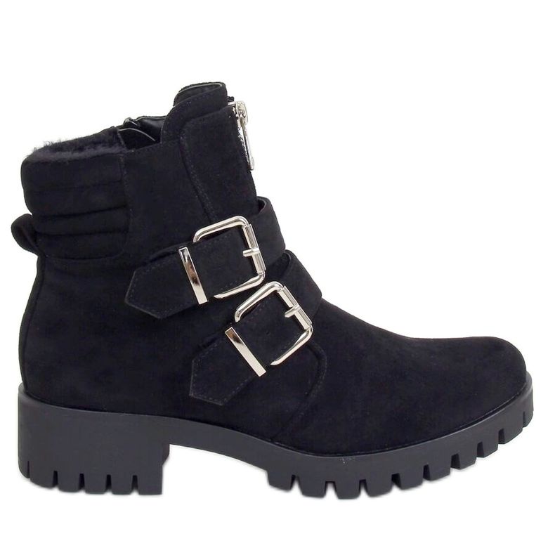 Schwarz XJ-30 Schwarze Stiefel am Protektor