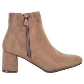 Kylie Lässige beige Booties