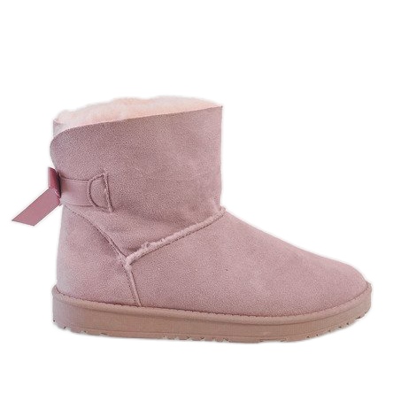 Warme rosa Eskimostiefel B194-1
