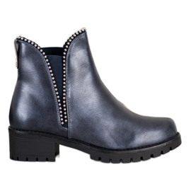 SDS Marineblaue Chelsea-Stiefel