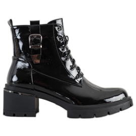 SHELOVET Lackierte Modearbeiter schwarz