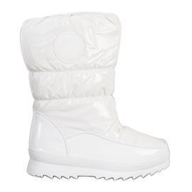 SHELOVET Bequeme weiße Schneestiefel