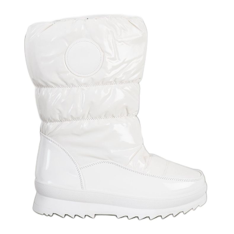 SHELOVET Bequeme weiße Schneestiefel