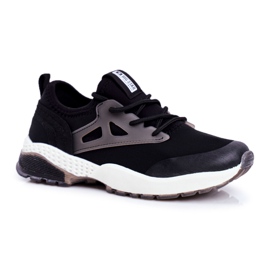 Schwarze Kindersportschuhe FF374147 Big Star