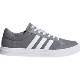 Adidas Vs Set graue AW3892 Herrenschuhe weiß