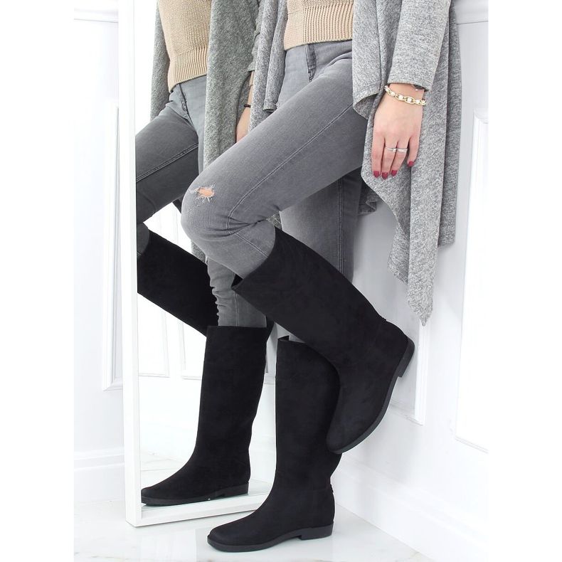 Schwarze Damen Galoschen schwarz D62P Schwarz