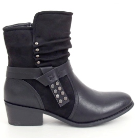 Schwarze Damenstiefel Z1122 Schwarz
