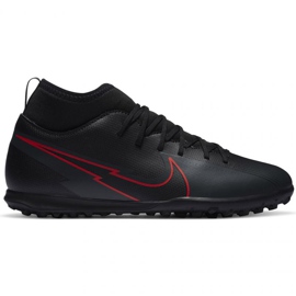 Nike Mercurial Superfly 7 Club Tf Jr AT8156-060 Fußballschuhe lila, schwarz