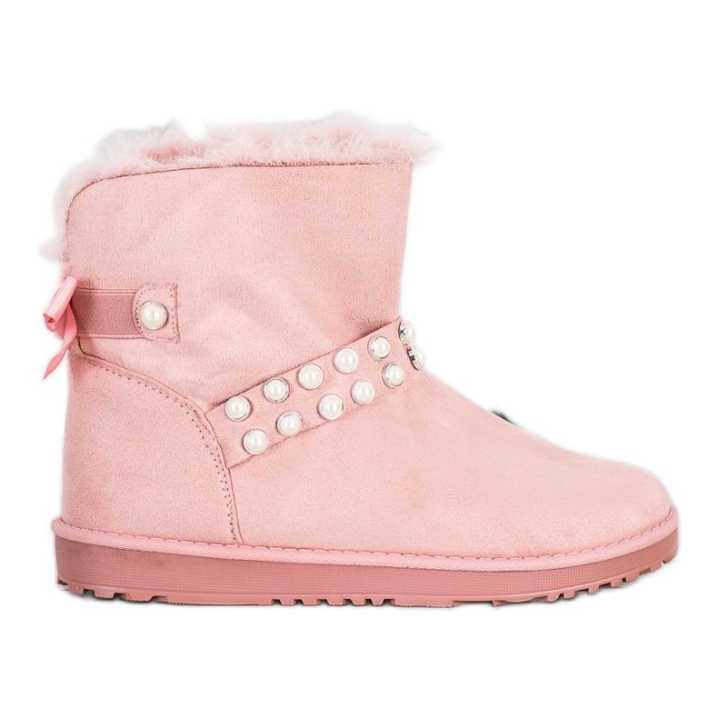 Queentina Rosa Mukluki mit Perlen