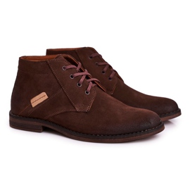 Lederstiefel für Herren Bednarek Brown Boots braun