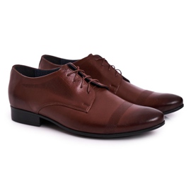 Bednarek Polish Shoes Herren Leder Bednarek Hausschuhe Dunkelbraun
