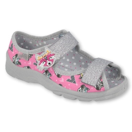 Befado Kinderschuhe 969X162 rosa silber-