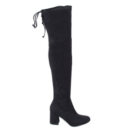 Schwarze Stiefel mit hohen Absätzen 2C1X1809-27 Schwarz