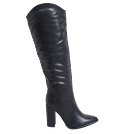 Stiefel mit Cowboy-Akzent schwarz RB81P Schwarz