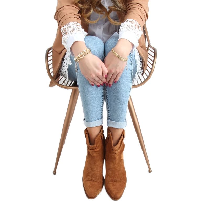 Damen Cowboystiefel Camel 99-65 Camel braun