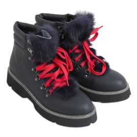 Marineblaue Stiefel 3142 Navy