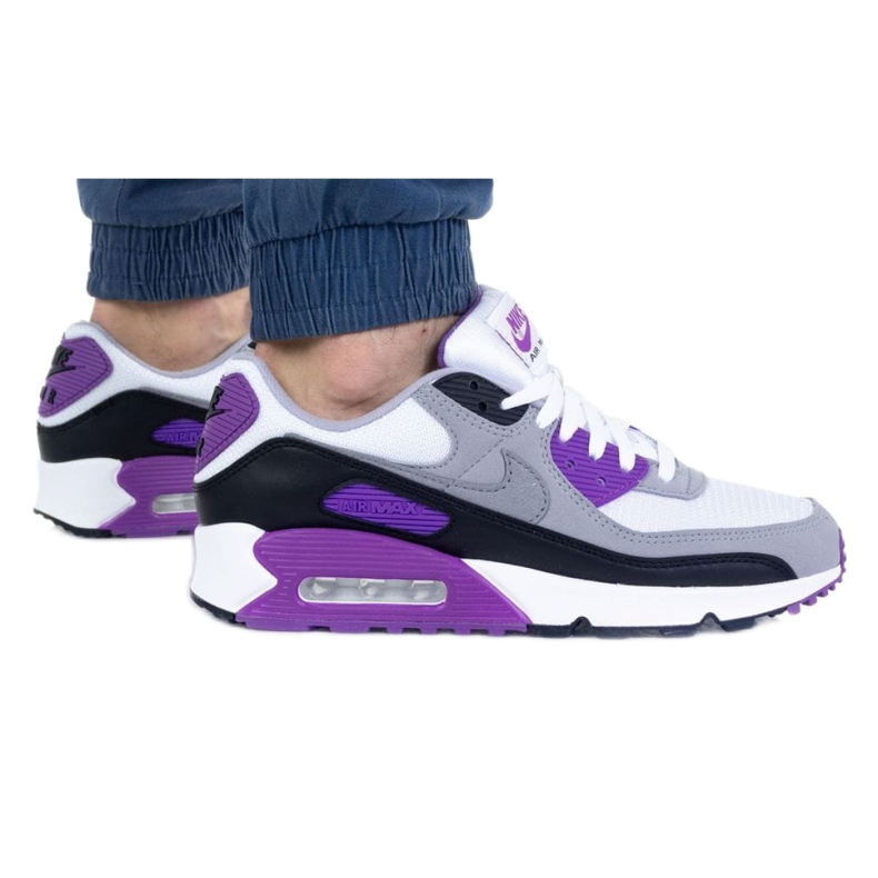 Nike Air Max 90 M CD0881-104 weiß schwarz violett grau