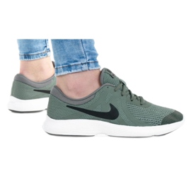 Nike Revolution 4 Gs Jr 943309-300 Schuh schwarz grün