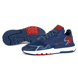 Adidas Nite Jogger M FW2052 Schuhe rot marineblau blau grau