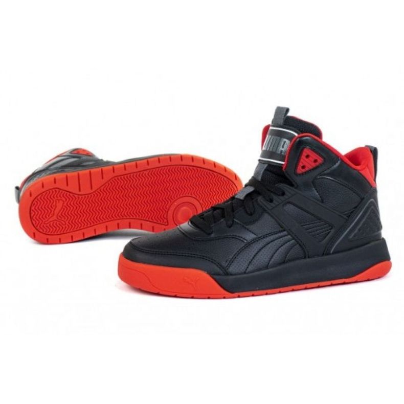 Puma Backcourt Mid M 374139 03 schwarz rot