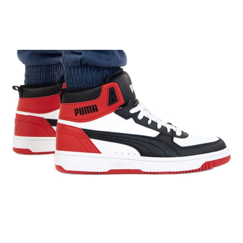 Puma Rebound Joy M 374765 03 weiß schwarz rot