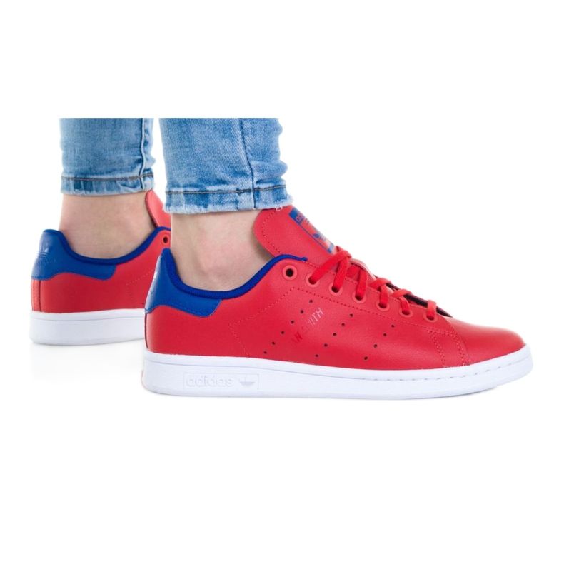 Adidas Stan Smith Jr FV3611 Schuhe weiß rot