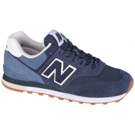 New Balance U ML574GRE Schuhe weiß marineblau blau