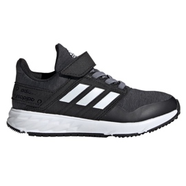 Adidas FortaFaito El K Kinderschuhe schwarz und grau EE7309