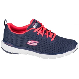 Skechers Flex Appeal 3.0 W 13070-SLTP Schuhe rot navy blau