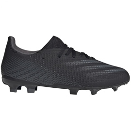 Die adidas X GHOSTED.3 Fg Jr FW3545 Fußballschuhe mehrfarbig schwarz