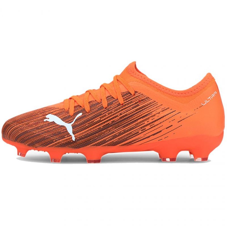 Puma Ultra 3.1 Fg Ag Jr 106098 01 Fußballschuhe mehrfarbig, orange orangen und rottöne