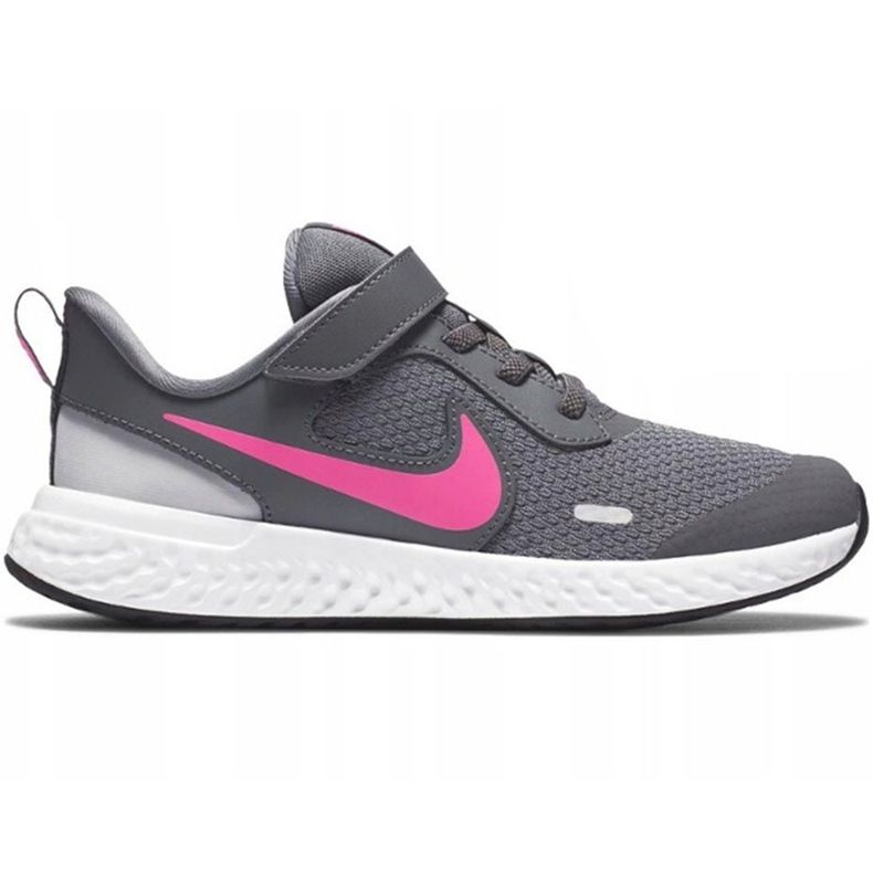 Nike Revolution 5 Kinderschuhe grau-rosa BQ5672 015