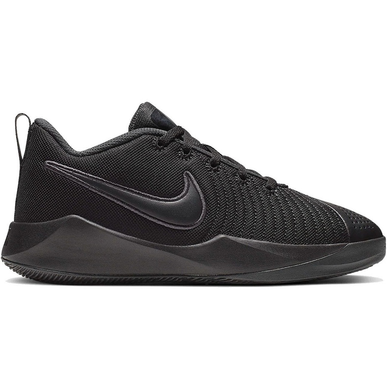 Nike Team Hustle Quick 2 schwarze Schuhe für Kinder AT5298 001