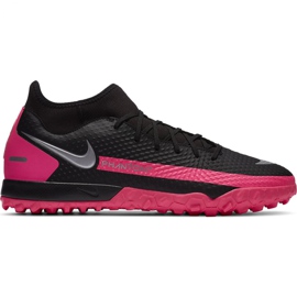 Nike Phantom Gt Academy Df Tf M CW6666 006 Fußballschuhe rosa, schwarz schwarz