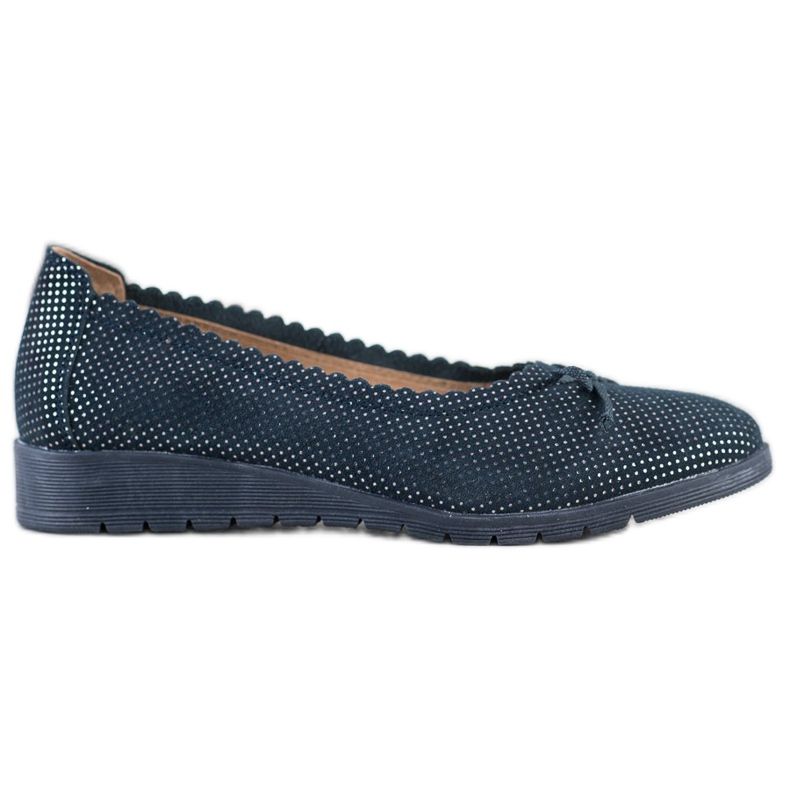 Filippo Elegante Ballerinas mit Short navy blau blau