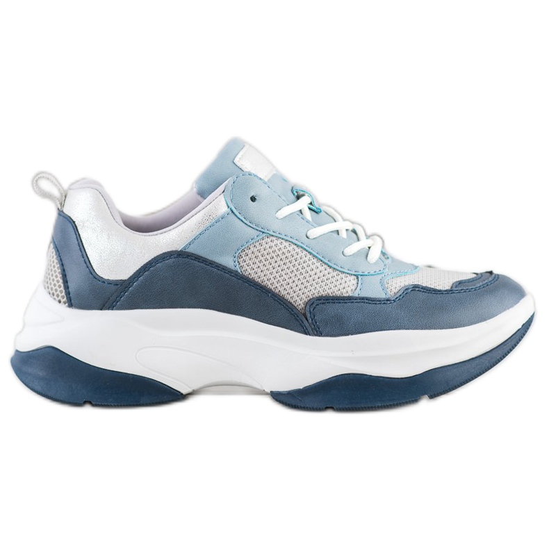 Kylie Modische blaue Turnschuhe