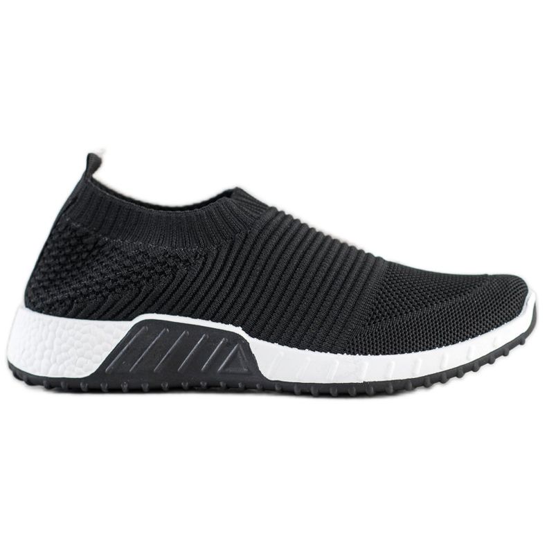 Goodin Sportliche schwarze Slipper