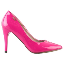 Goodin Lackierte Pumps rosa